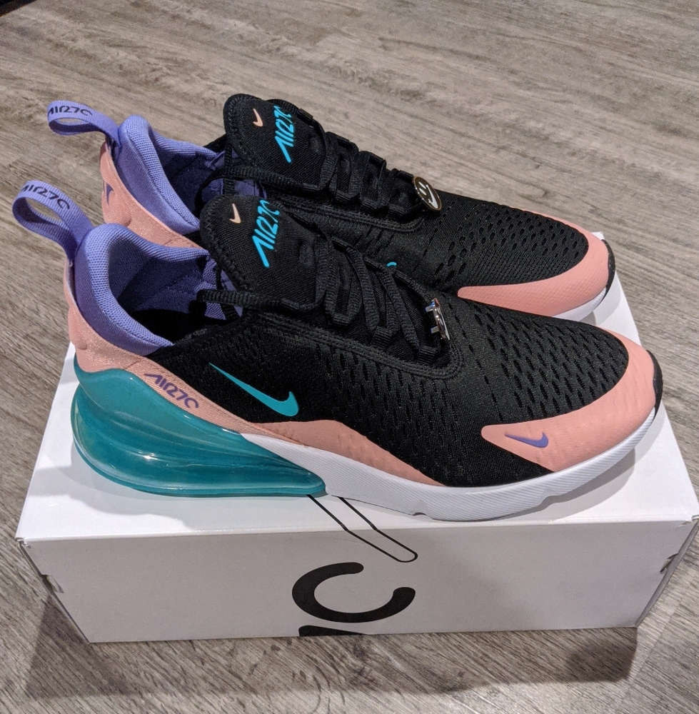 Nike Air Max 270 "Have A Nice Day", Men's Size 11, Black Hyper Jade - Picture 3 of 5